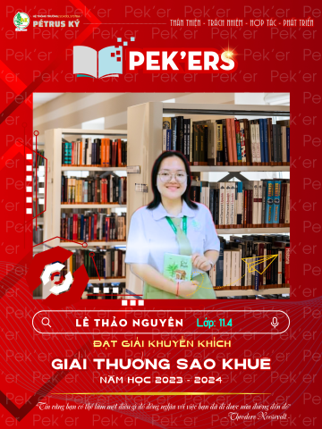 Học sinh đạt giải cuộc thi Olympic học sinh giỏi Ngữ văn - Giải thưởng Sao Khuê năm học 2023-2024