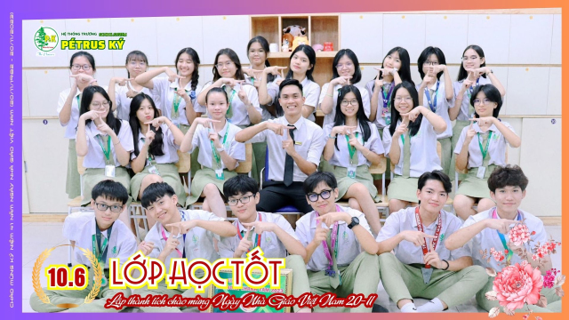 Tuyên dương tập thể lớp đạt thành tích Tuần học tốt