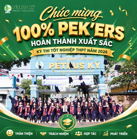 Chúc mừng 100% Học sinh Pétrus Ký đổ tốt nghiệp THPT