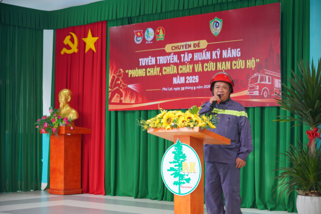 Tuyên truyền Tập huấn kĩ năng Phòng cháy chữa cháy và Cứu nạn cứu hộ Năm học 2026-2027