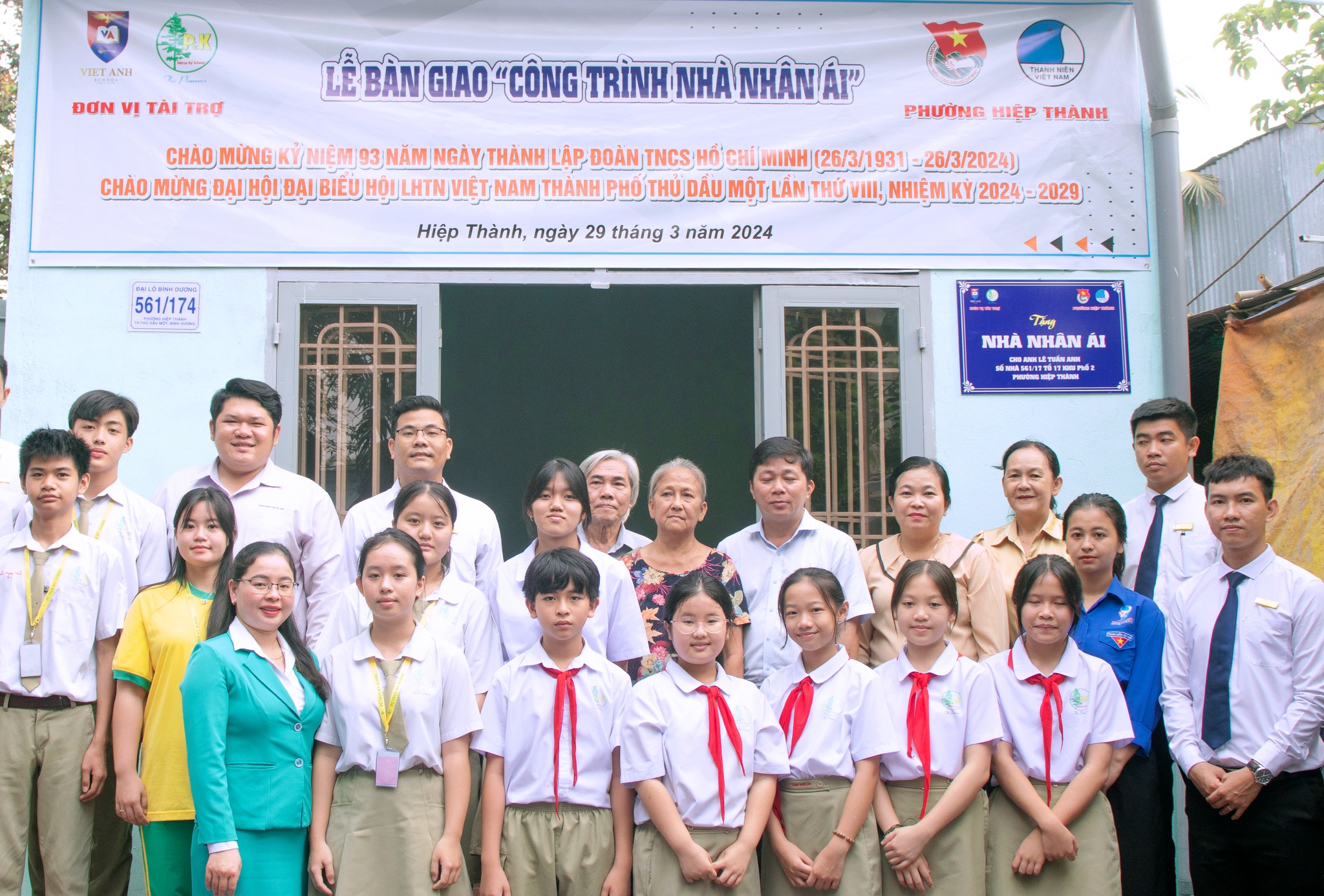 Quỹ tấm lòng nhân ái học sinh Trường Trung - Tiểu học Pétrus Ký chung tay vì an sinh xã hội - Căn “Nhà nhân ái” thứ 6