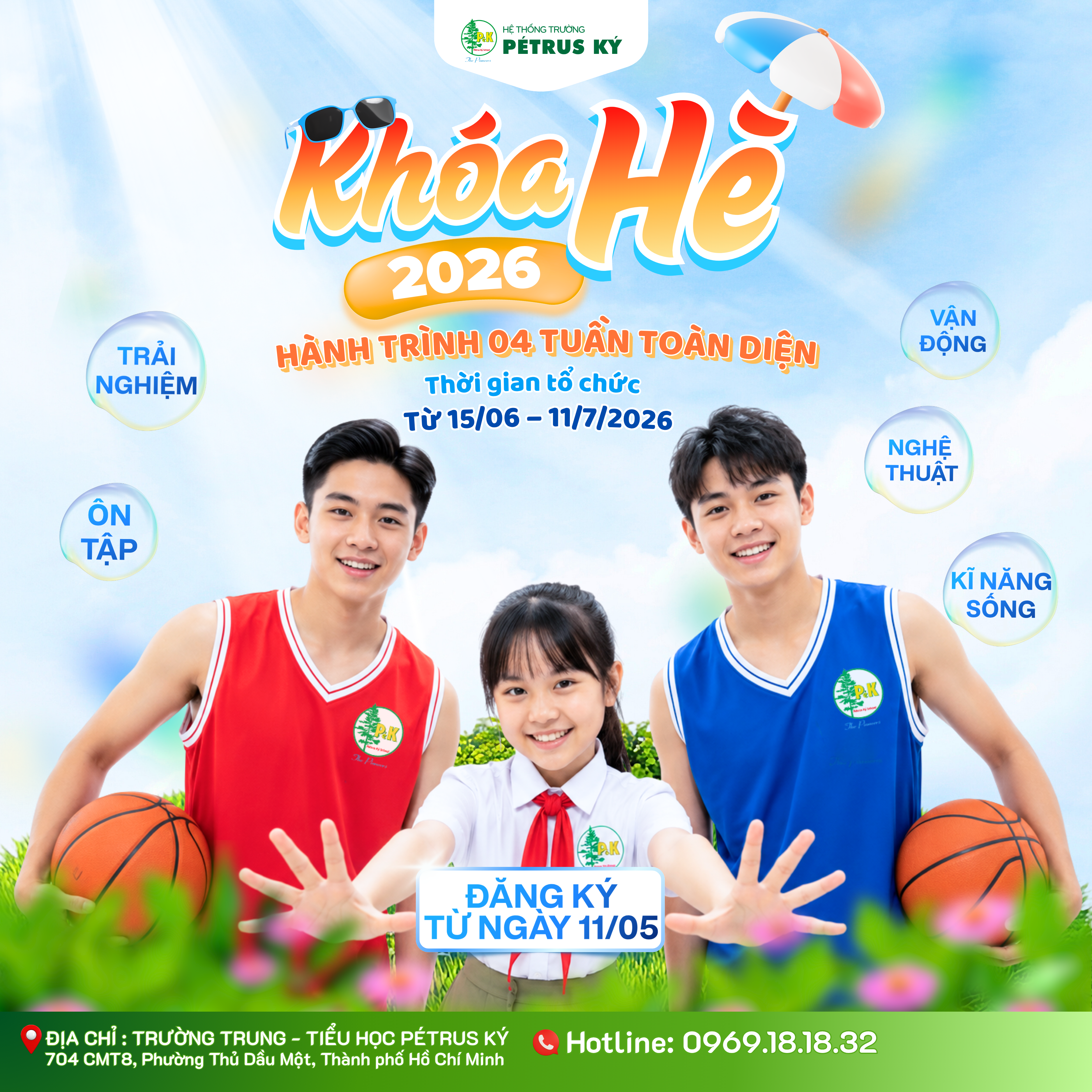 Khóa Hè 2026 - Hành trình 4 tuần toàn diện cho Học sinh