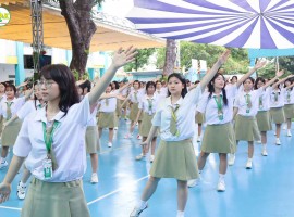 Đồng diễn Tuổi trẻ thế hệ Bác Hồ | Lễ Khai giảng 2025-2026 trường Trung - Tiểu học Pétrus Ký | THPT