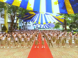 Đồng diễn Trống cơm | Lễ Khai giảng 2025-2026 trường Trung - Tiểu học Pétrus Ký | THCS
